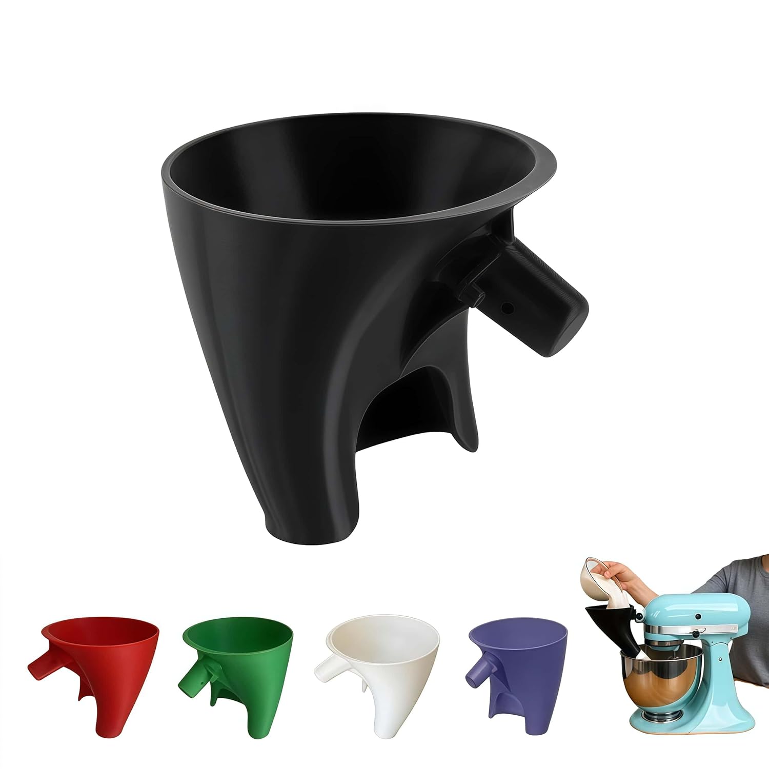 Kitchen Baking Aid - Flour Funne Mixer for Kitchen Aid
