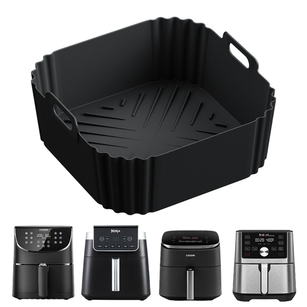 Kitchen And Baking Equipment - 22.5cm Silicone Air Fryer Liners Reusable