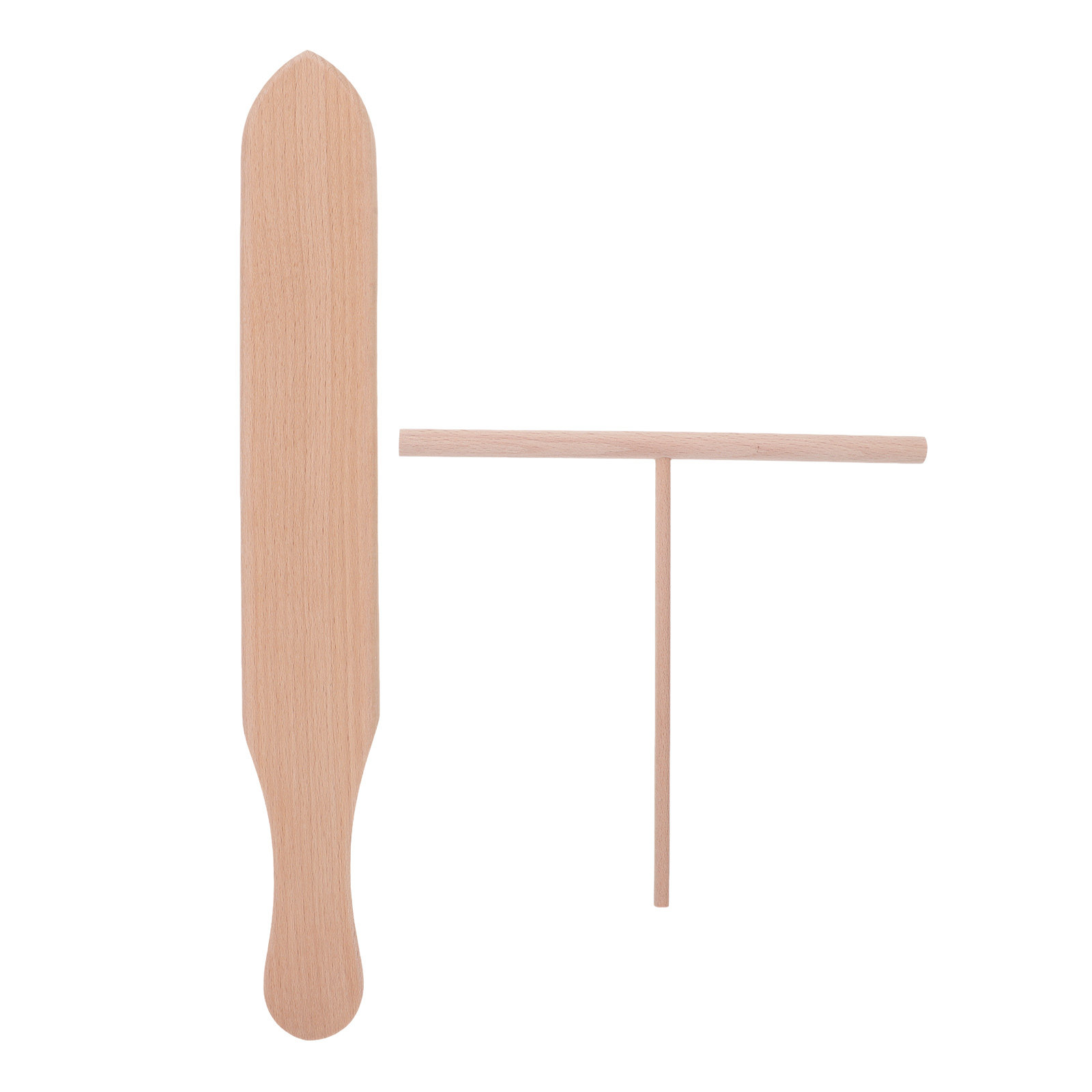 Kitchen Baking Gift Ideas - 1Set Wooden Pancake Crepe Spreader Kit