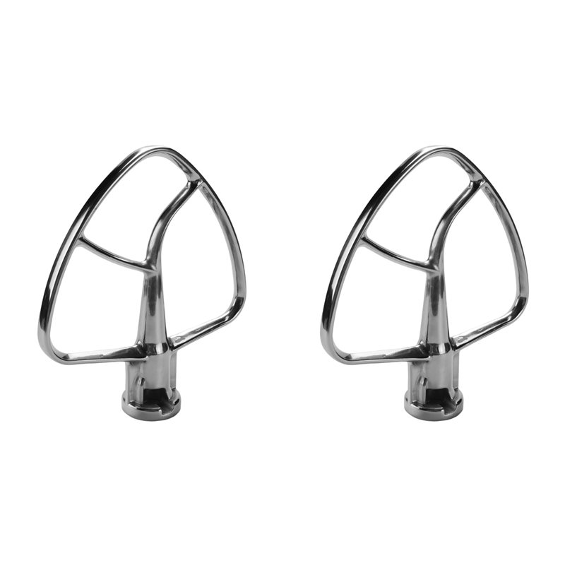 Kitchen Baking Aid - WHYY-2X Stainless Steel Flat Beater For