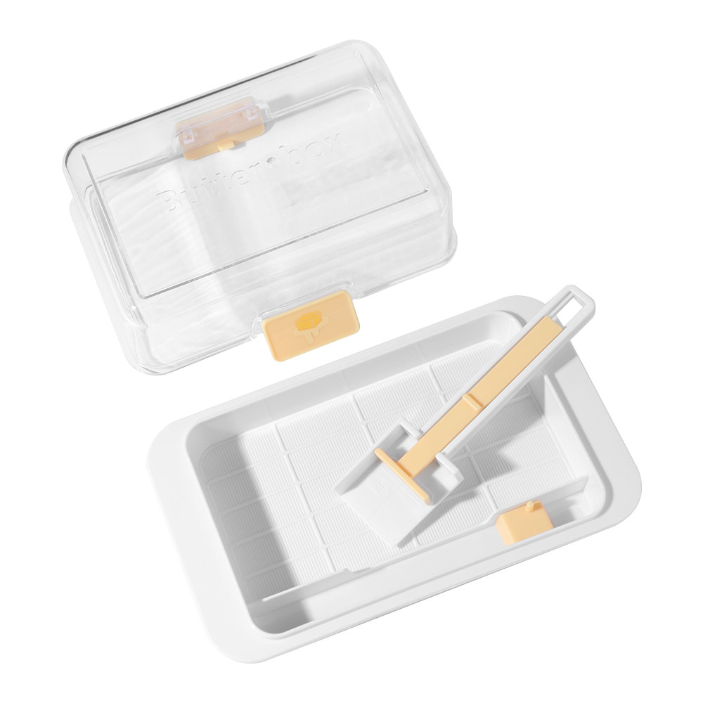 Clear Lid Butter Storage Box D - đánh giá và giá Kitchen Baking Storage Containers