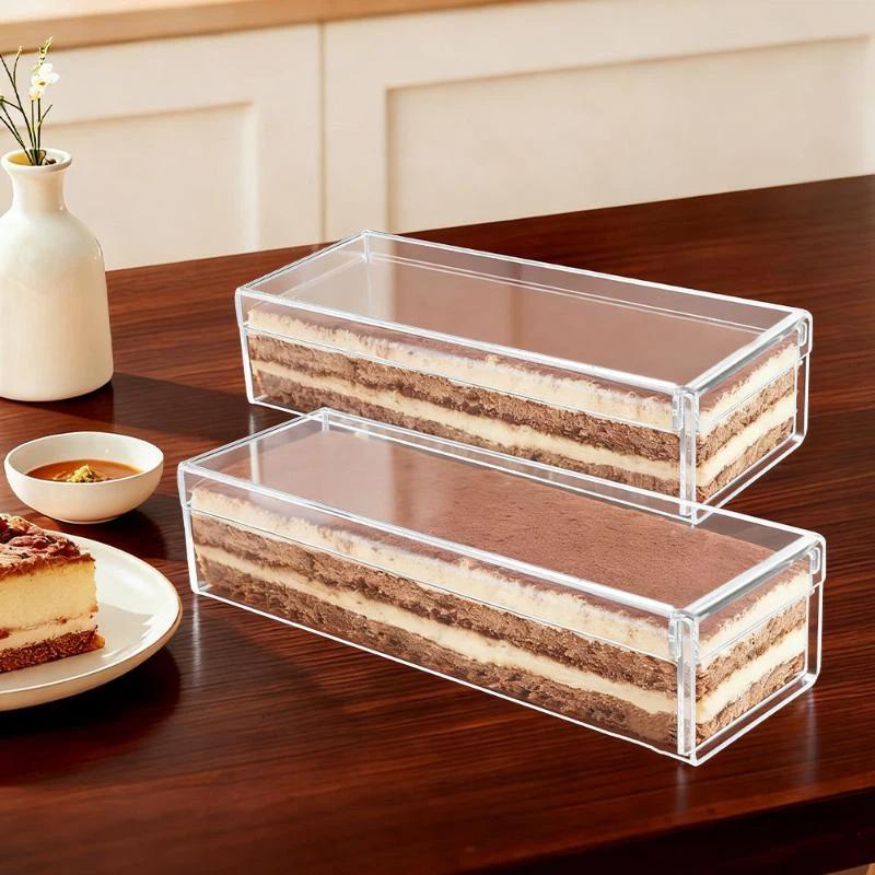 Sturdy Rectangular Acrylic Tir - đánh giá và giá Kitchen Baking Storage Containers