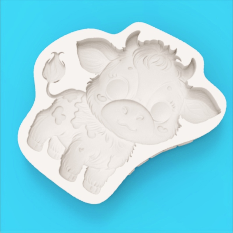 Cute Cow-Shaped Mold Cartoon C - đánh giá và giá Silicone Cake Mold