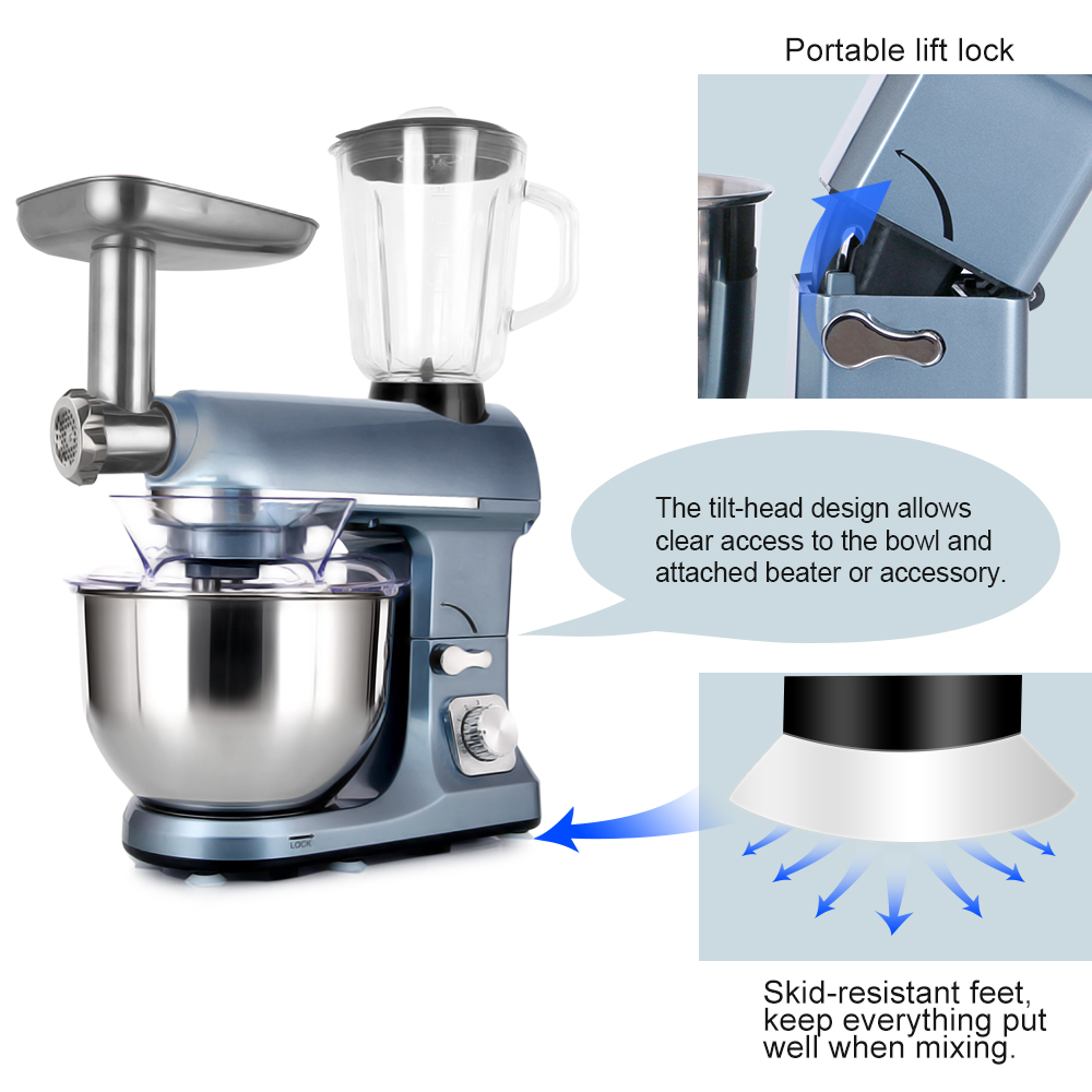 5.5/6/7/8l Dough Baking Mixer  - đánh giá và giá Kitchen Baking Aid