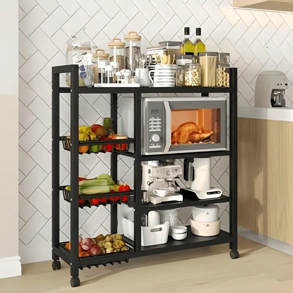 Movable Kitchen Storage Rack W - đánh giá và giá Kitchen Baking Island