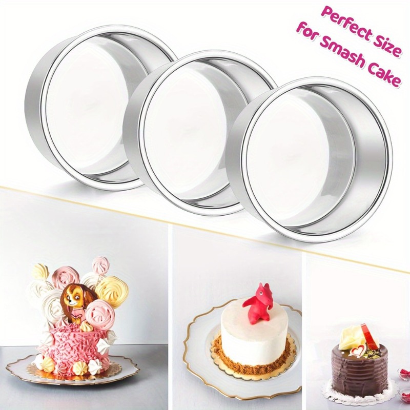 4pcs 4-Inch Round Food-Grade A - đánh giá và giá Kitchen And Baking Equipment