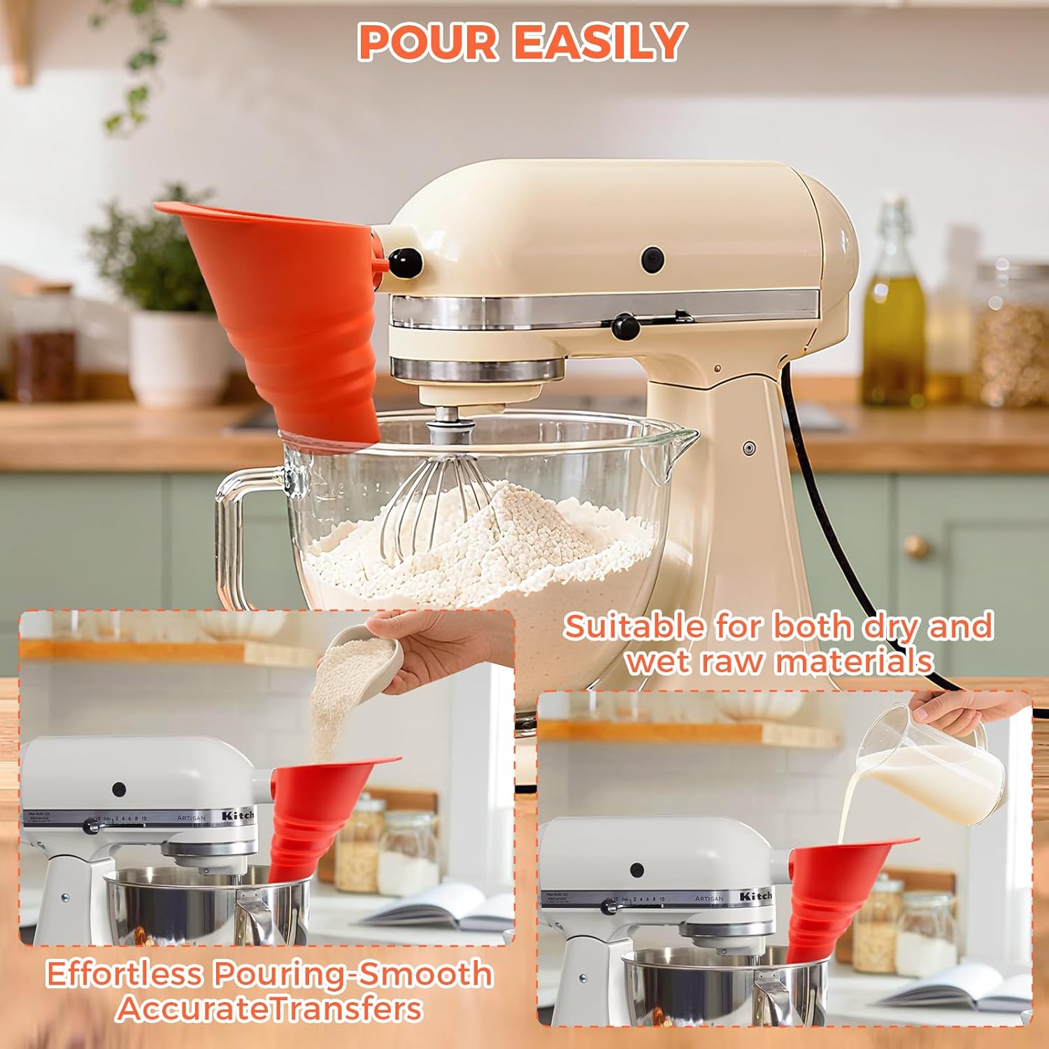 Food Grade BPA-Free Silicone F - đánh giá và giá Kitchen Baking Aid