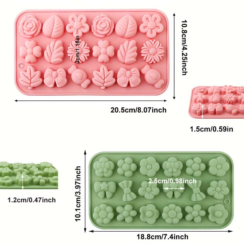 4-Pack Silicone Chocolate Cand - đánh giá và giá Silicone Cake Mold