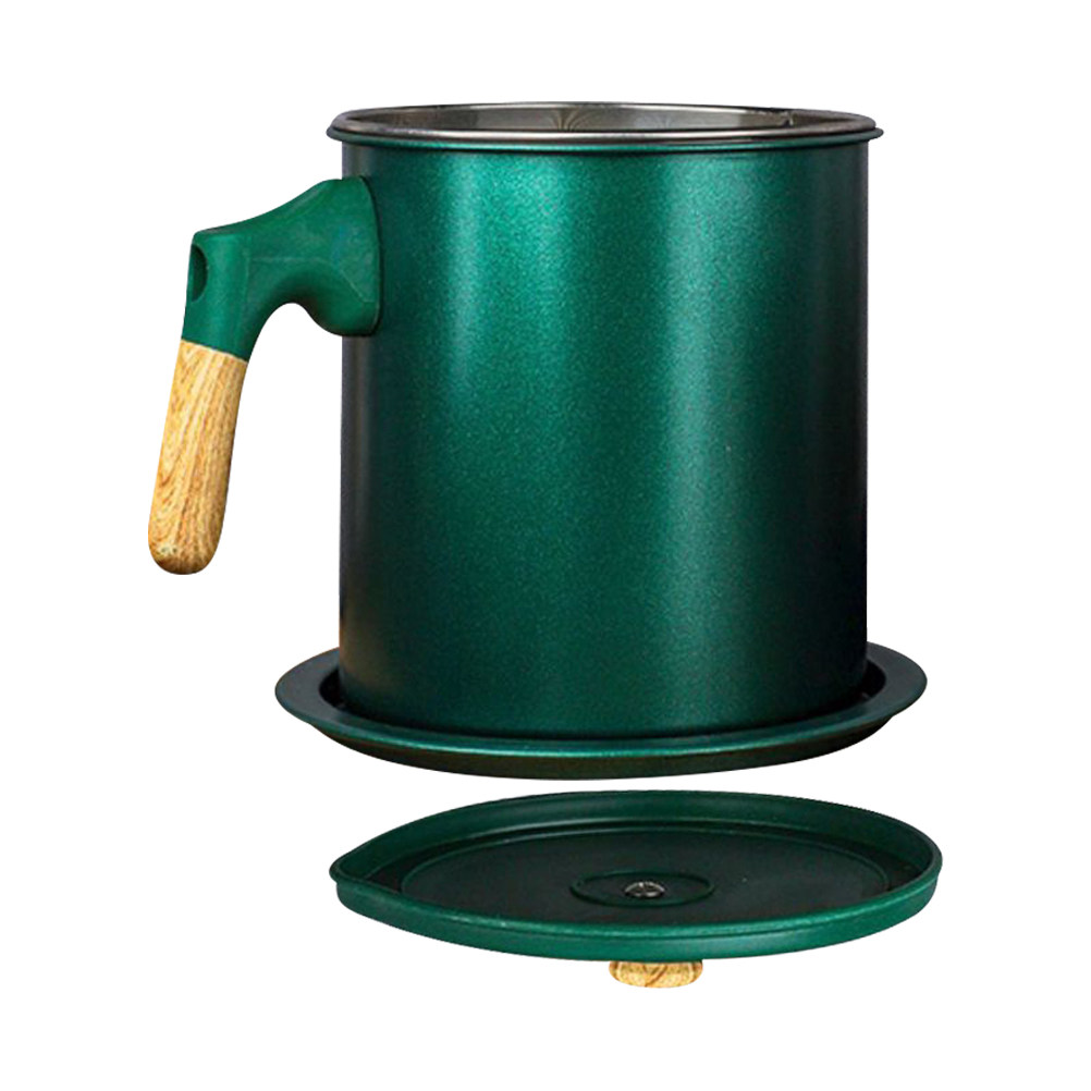 Stainless Steel Oil Filter Con - đánh giá và giá Kitchen Baking Storage Containers