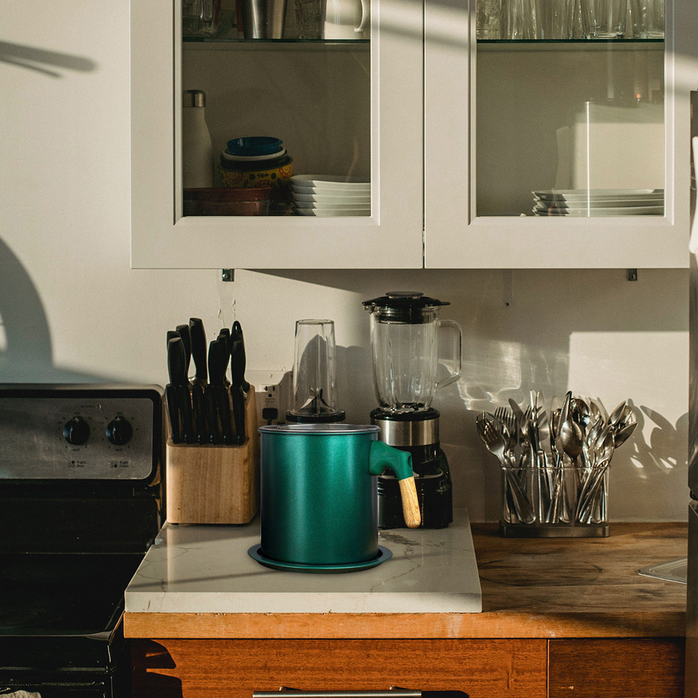 Stainless Steel Oil Filter Con - đánh giá và giá Kitchen Baking Storage Containers