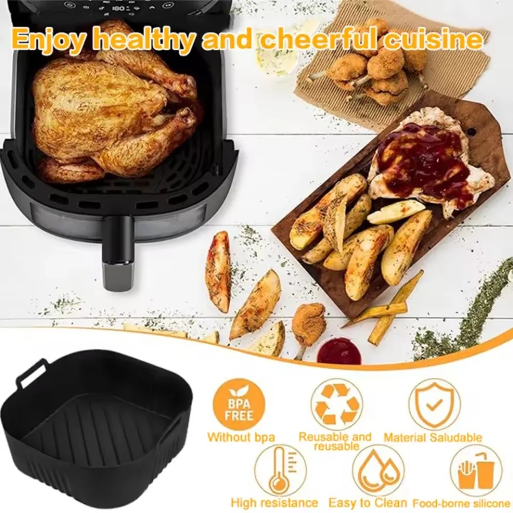 Silicone Air Fryer Mold Oil Fi - đánh giá và giá Kitchen And Baking Equipment