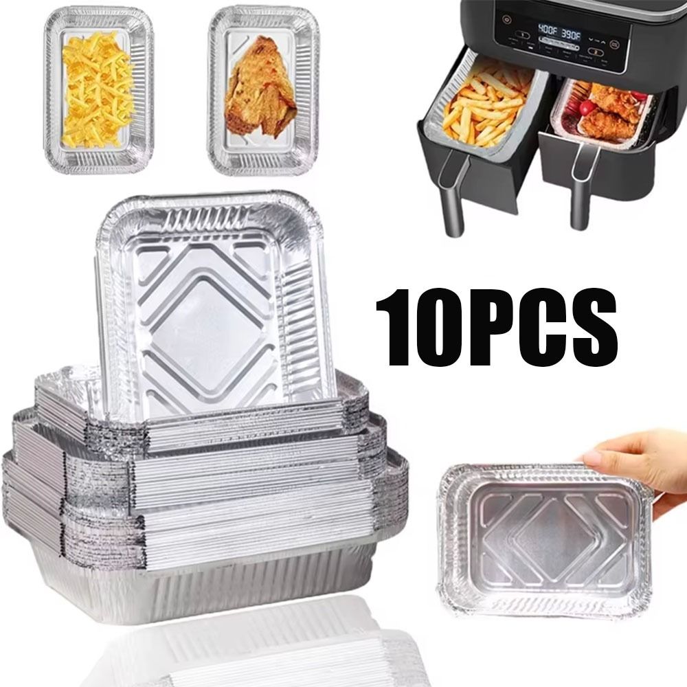 10PCS Disposable Aluminum Foil - đánh giá và giá Kitchen Baking Storage Containers