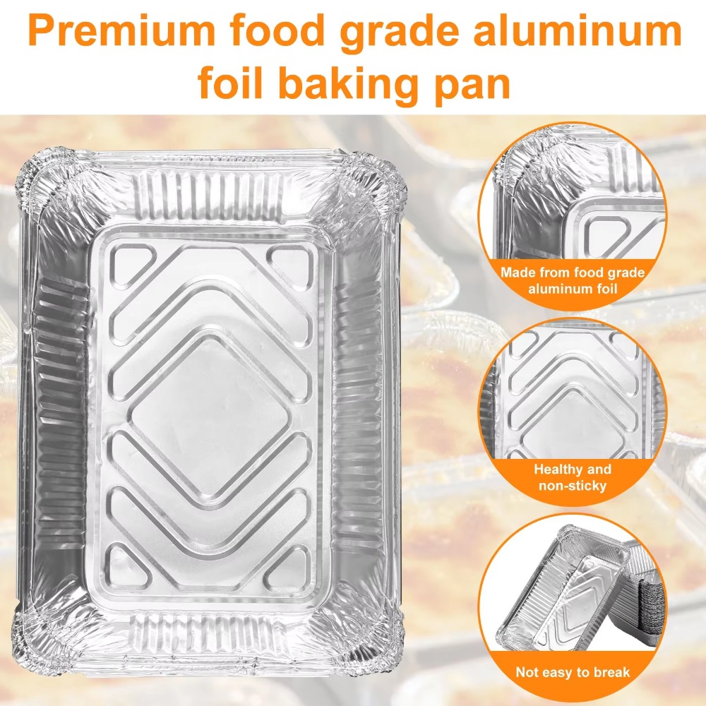 10PCS Disposable Aluminum Foil - đánh giá và giá Kitchen Baking Storage Containers