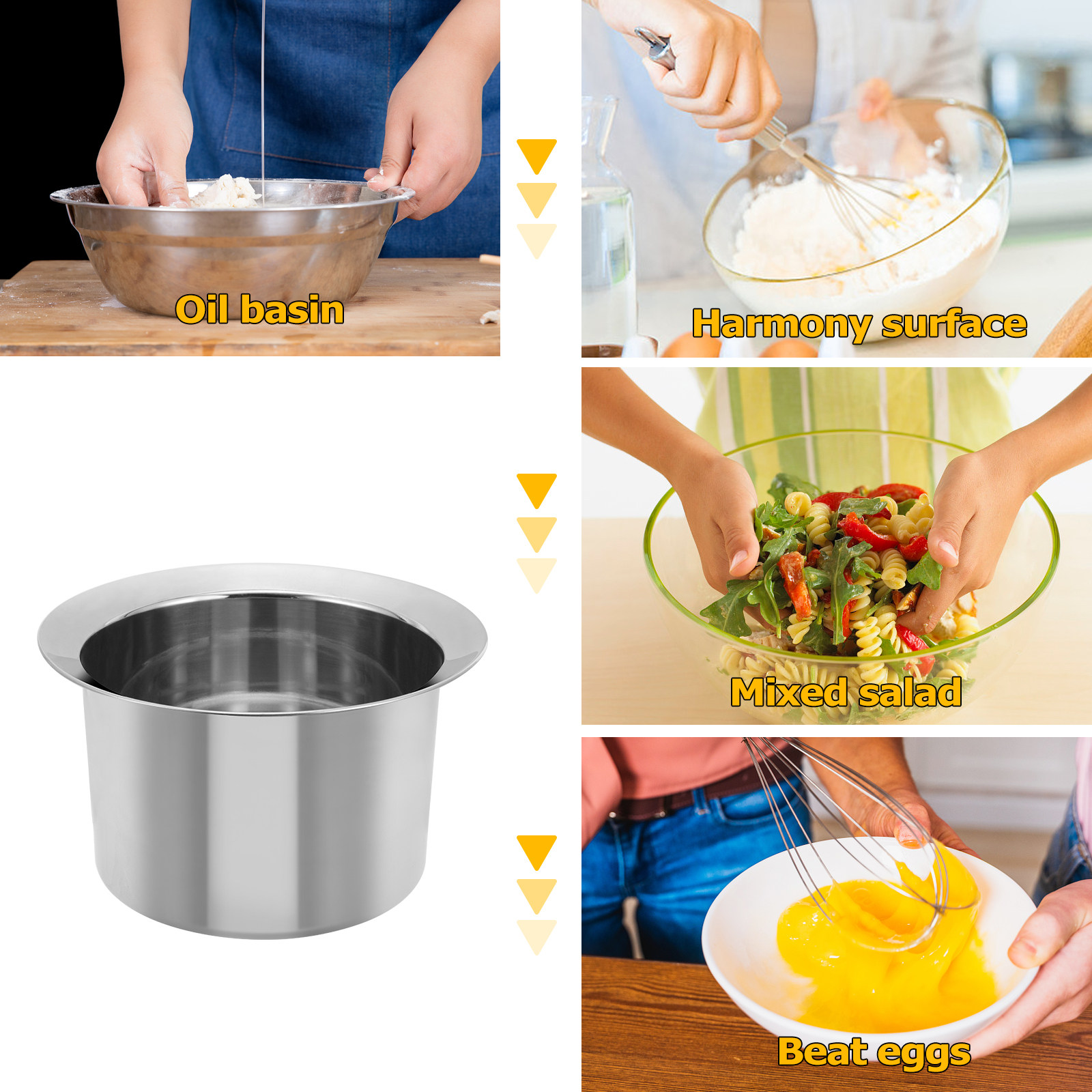 Stainless Steel Oil Basin Mult - đánh giá và giá Kitchen Baking Storage Containers