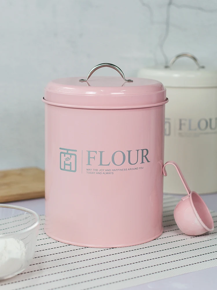 Round Type Baking Flour Storag - đánh giá và giá Kitchen Baking Storage Containers