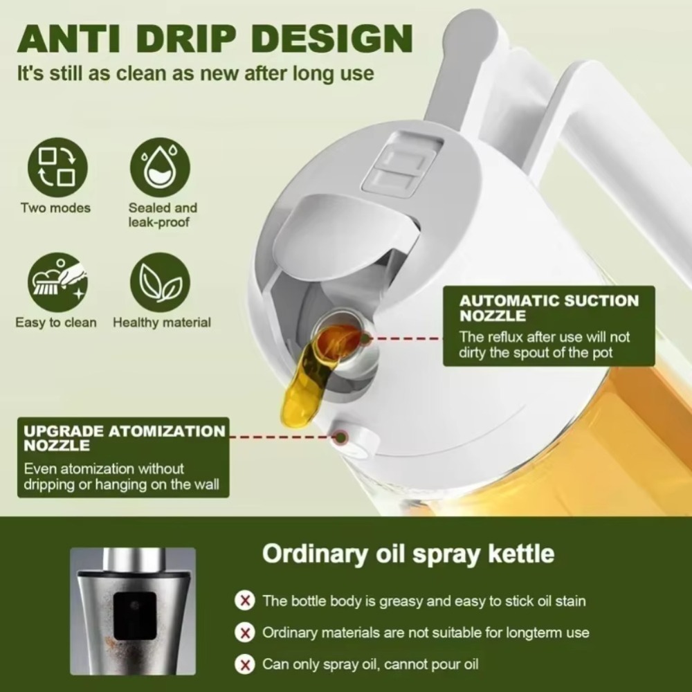 2in1 470ml Plastic Spray Oil S - đánh giá và giá Kitchen Baking Area