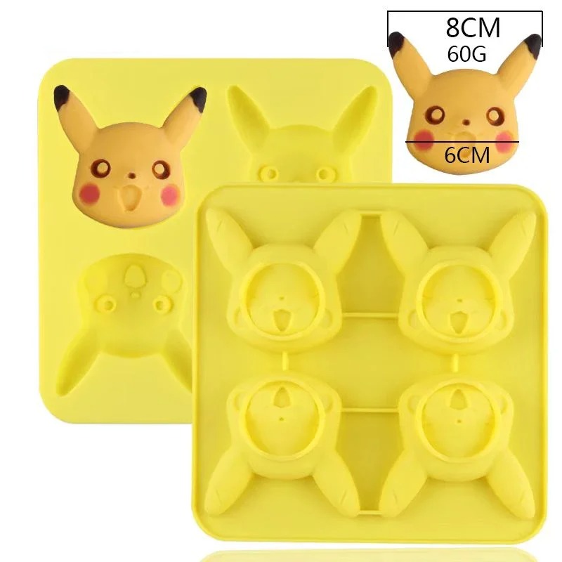New Pikachu Silicone Chocolate - đánh giá và giá Silicone Cake Mold