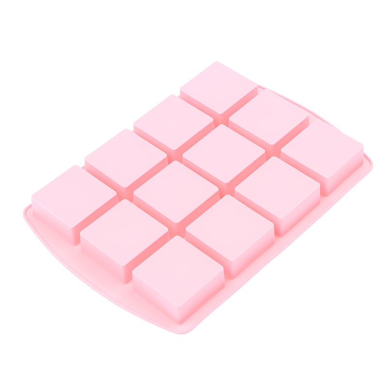 *1Pcs 12-Cavity Square Silicon - đánh giá và giá Silicone Cake Mold