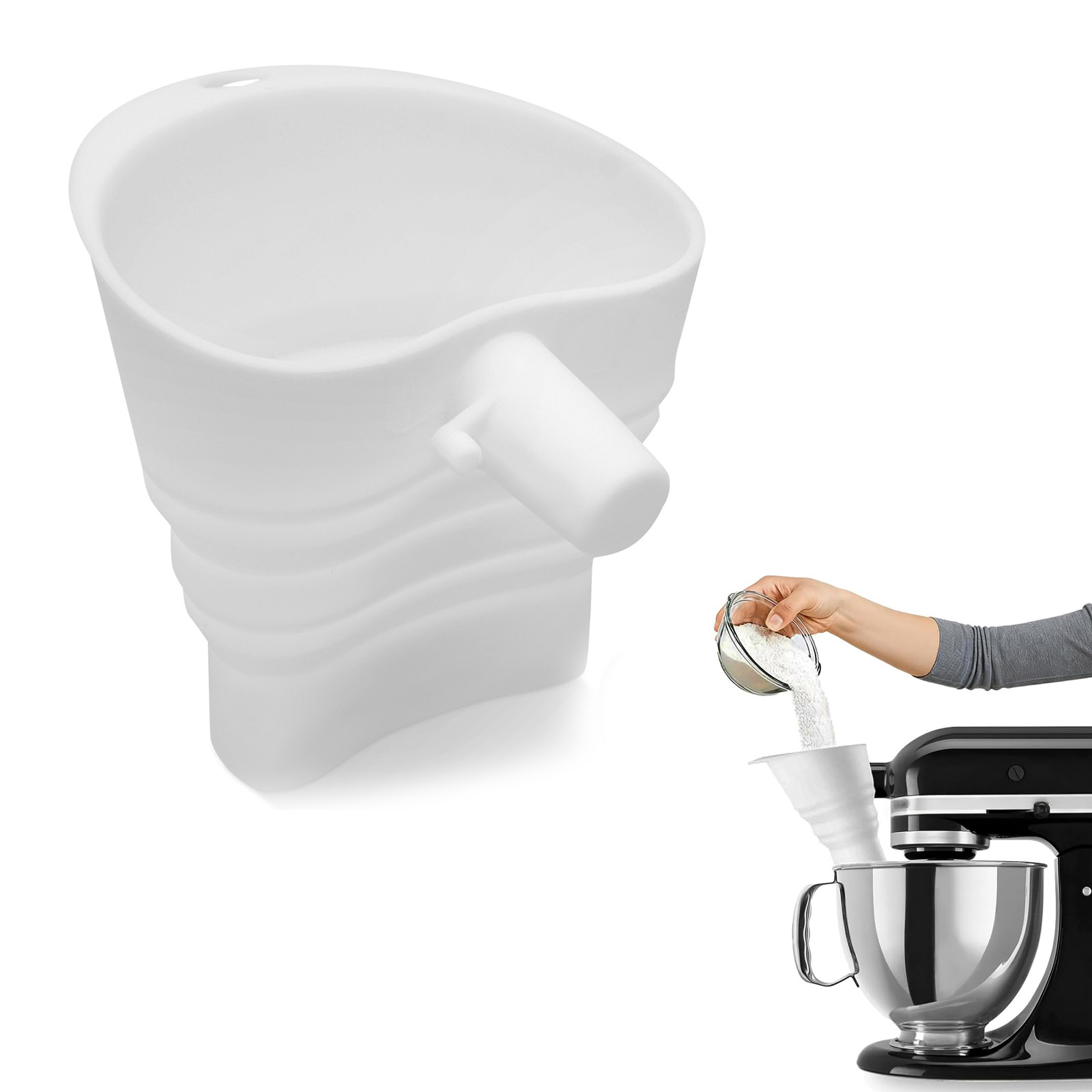 Silicone Flour Funnel for Kitc - đánh giá và giá Kitchen Baking Aid