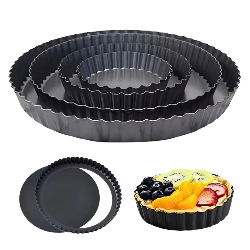 1pc Removable Bottom Fluted Ta - đánh giá và giá Kitchen And Baking Equipment