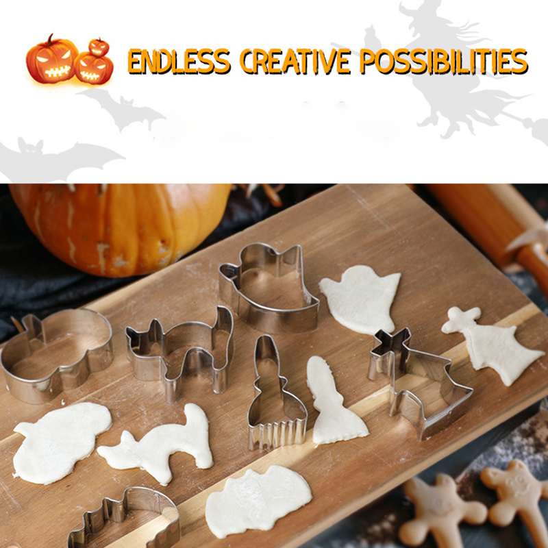 5/6/7/12PCS Halloween Cookie C - đánh giá và giá Kitchen And Baking Equipment